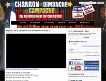 Tablet Screenshot of lachansondudimanche.com